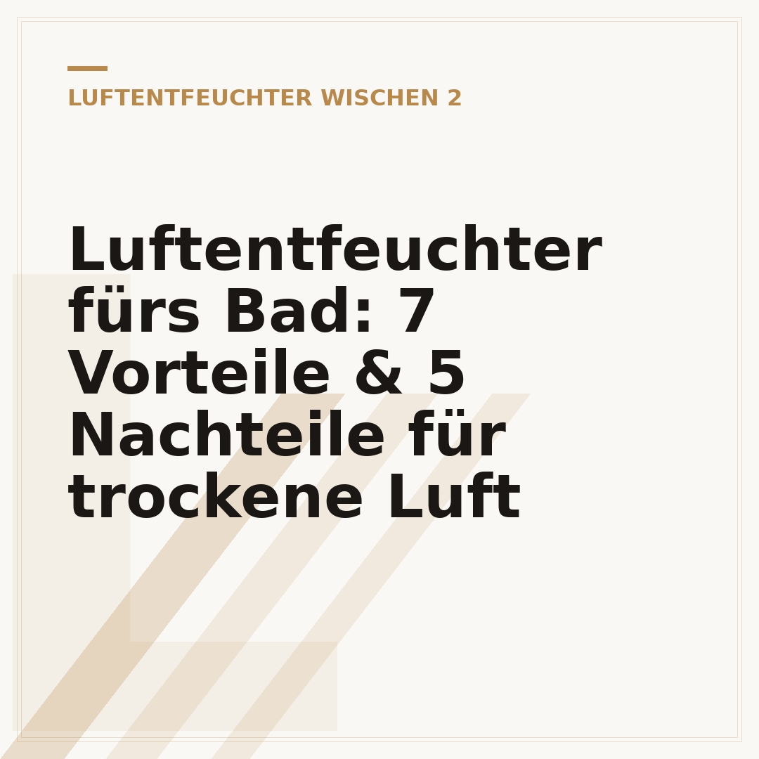 Luftentfeuchter fürs Bad: 7 Vorteile & 5 Nachteile für trockene Luft