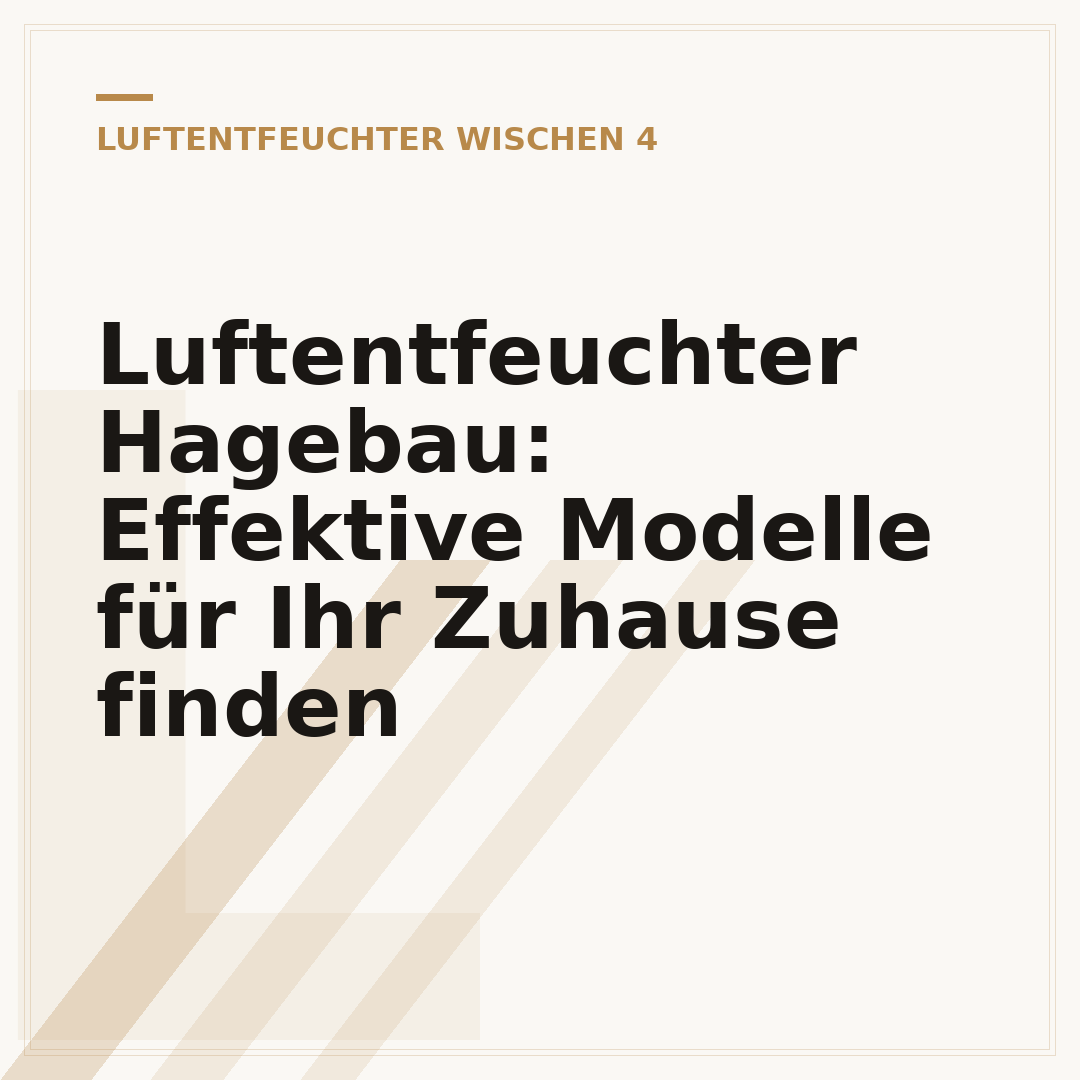 Luftentfeuchter Hagebau: Effektive Modelle für Ihr Zuhause finden