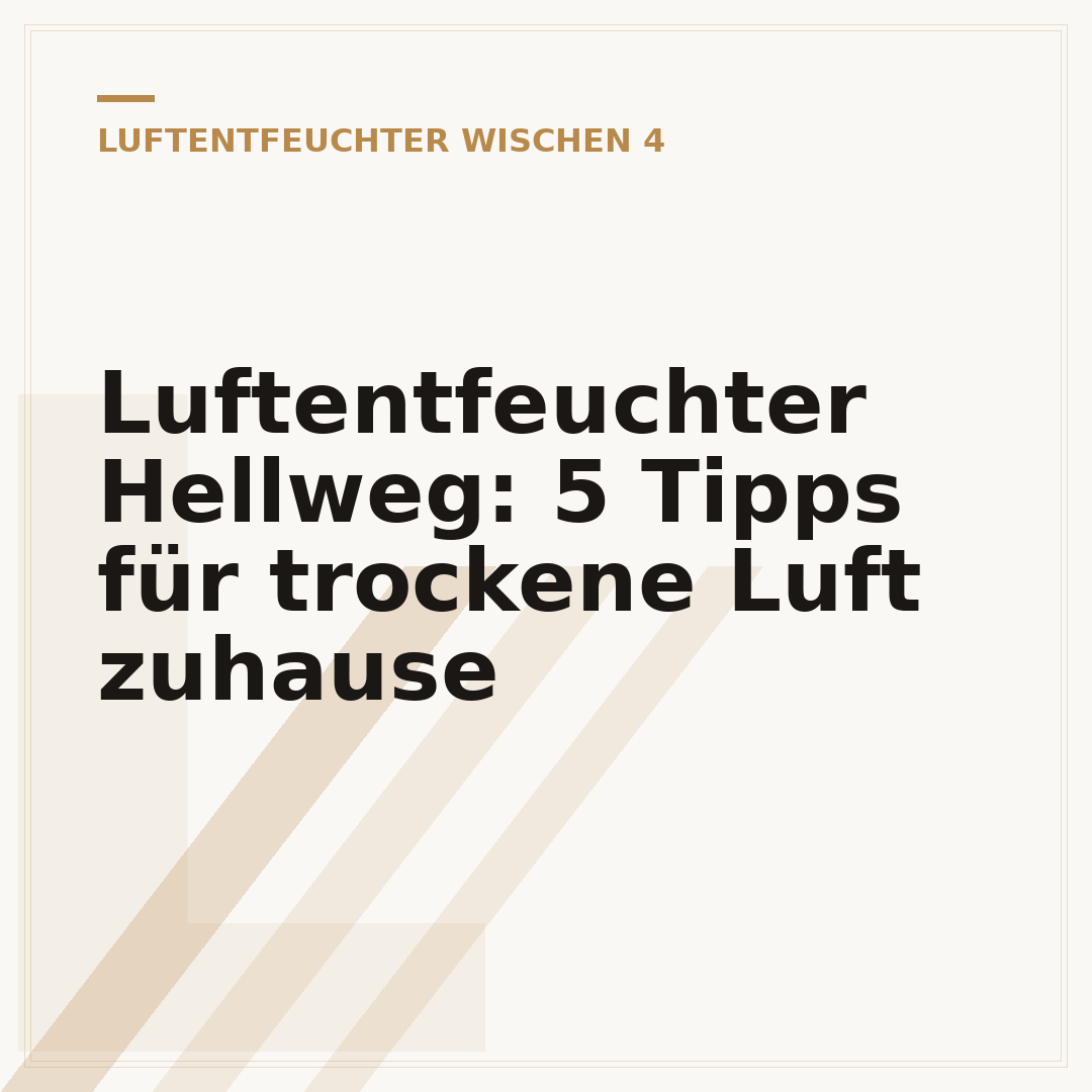 Luftentfeuchter Hellweg: 5 Tipps für trockene Luft zuhause