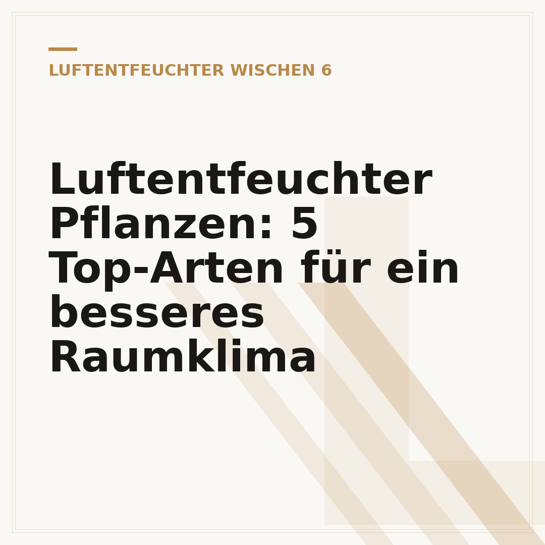 Luftentfeuchter Pflanzen: 5 Top-Arten für ein besseres Raumklima