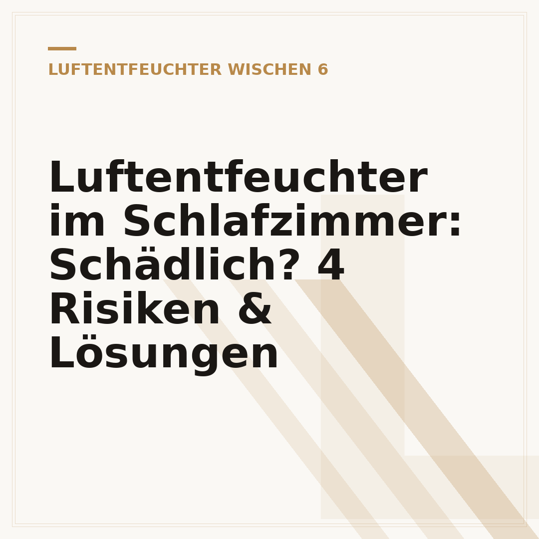 Luftentfeuchter im Schlafzimmer: Schädlich? 4 Risiken & Lösungen