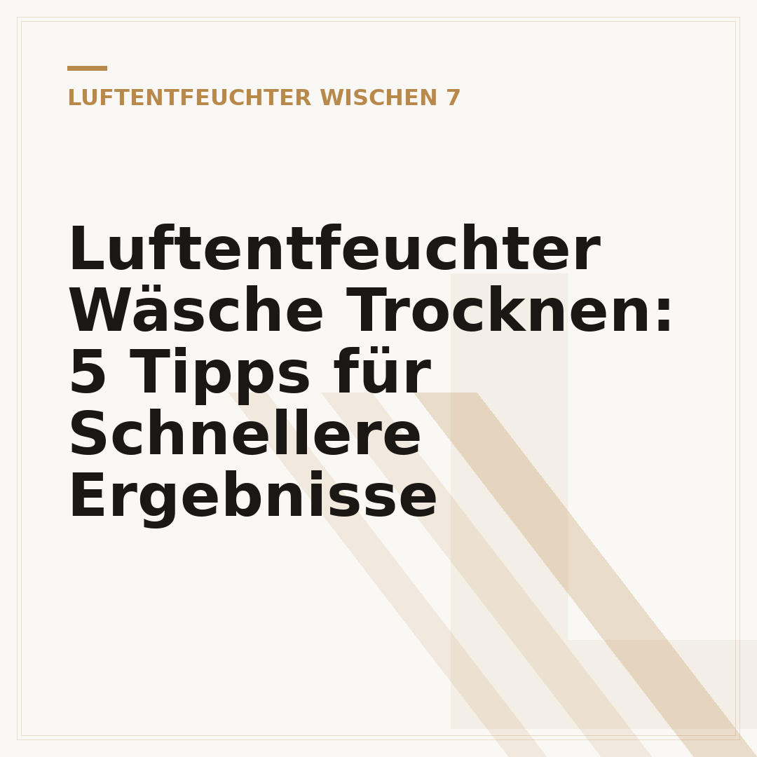 Luftentfeuchter Wäsche Trocknen: 5 Tipps für Schnellere Ergebnisse