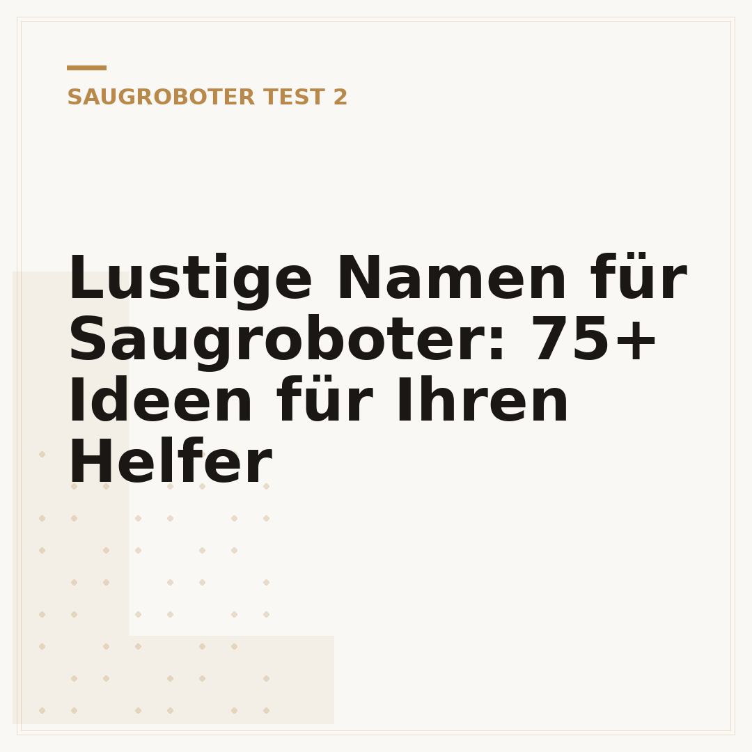 Lustige Namen für Saugroboter: 75+ Ideen für Ihren Helfer