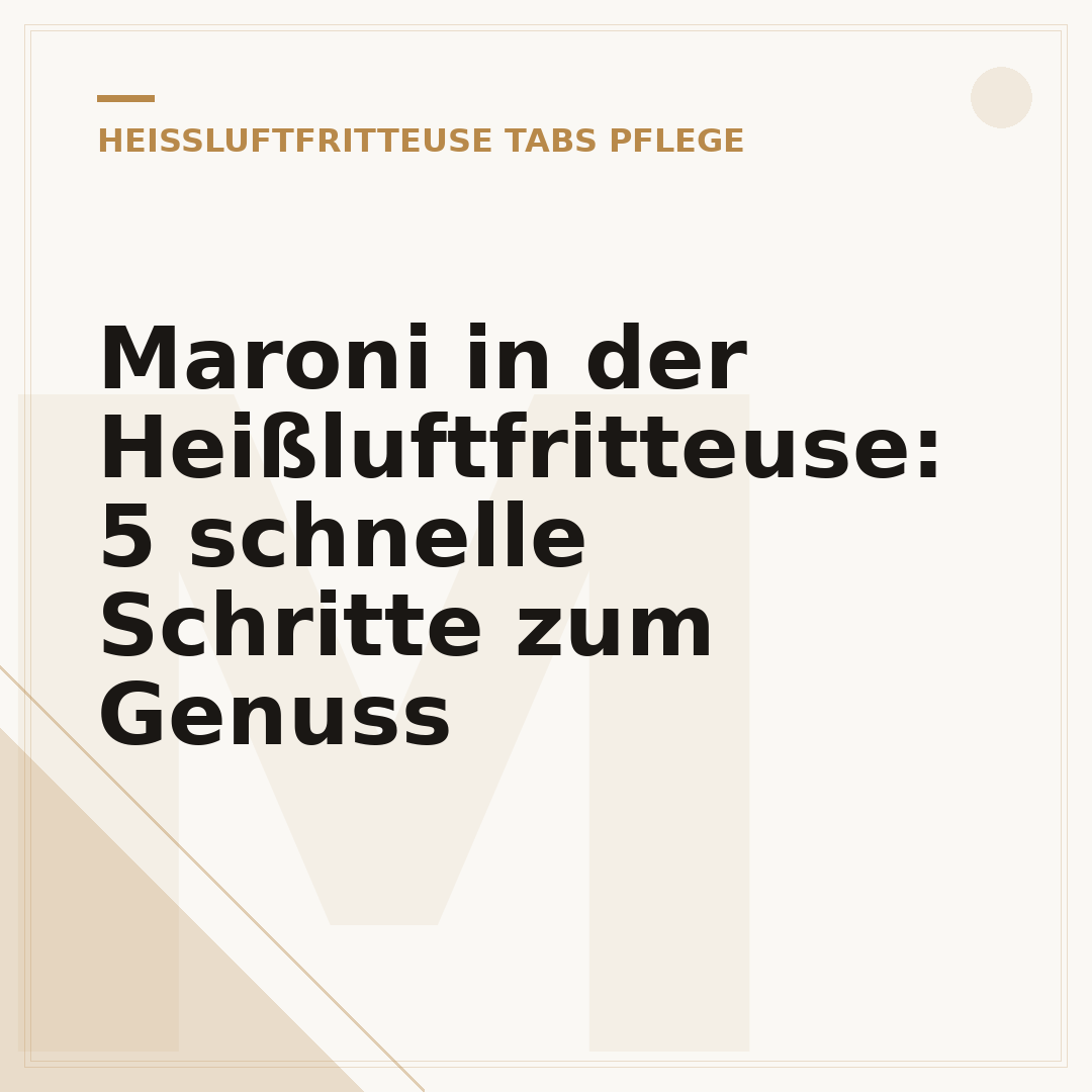 Maroni in der Heißluftfritteuse: 5 schnelle Schritte zum Genuss
