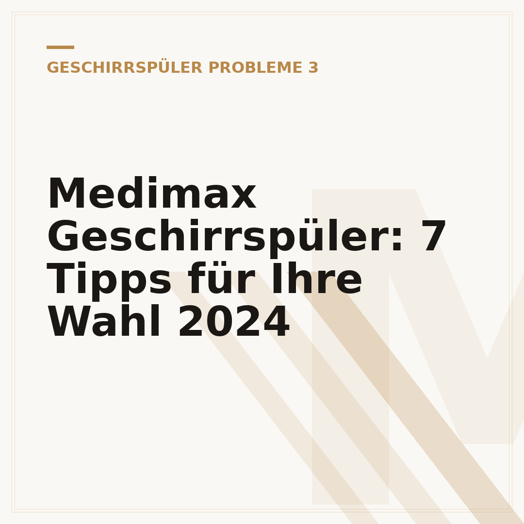 Medimax Geschirrspüler: 7 Tipps für Ihre Wahl 2024