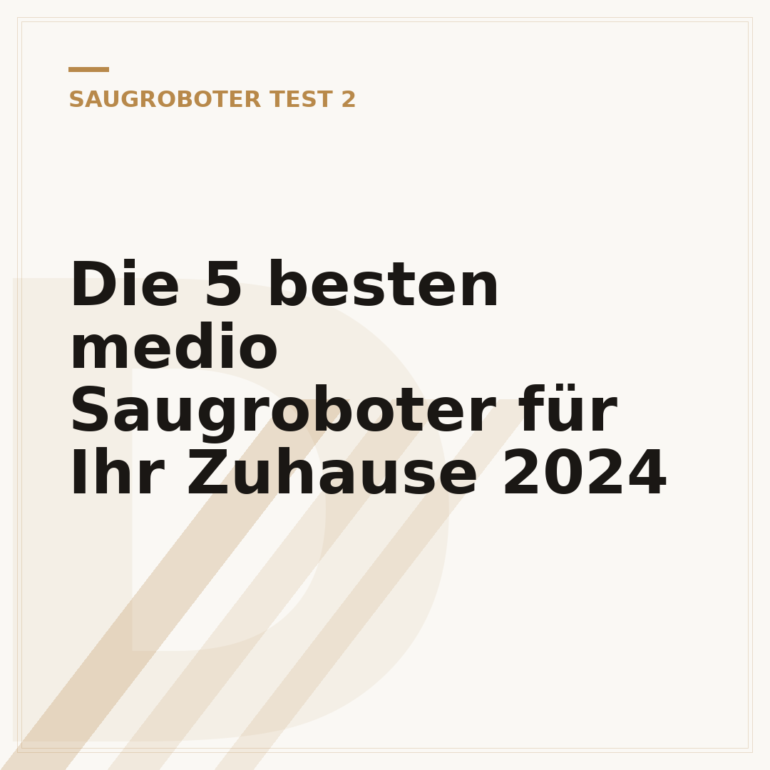 Die 5 besten medio Saugroboter für Ihr Zuhause 2024
