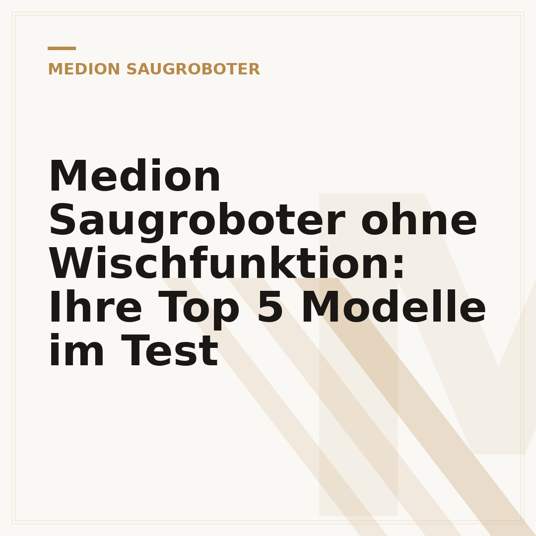 Medion Saugroboter ohne Wischfunktion: Ihre Top 5 Modelle im Test