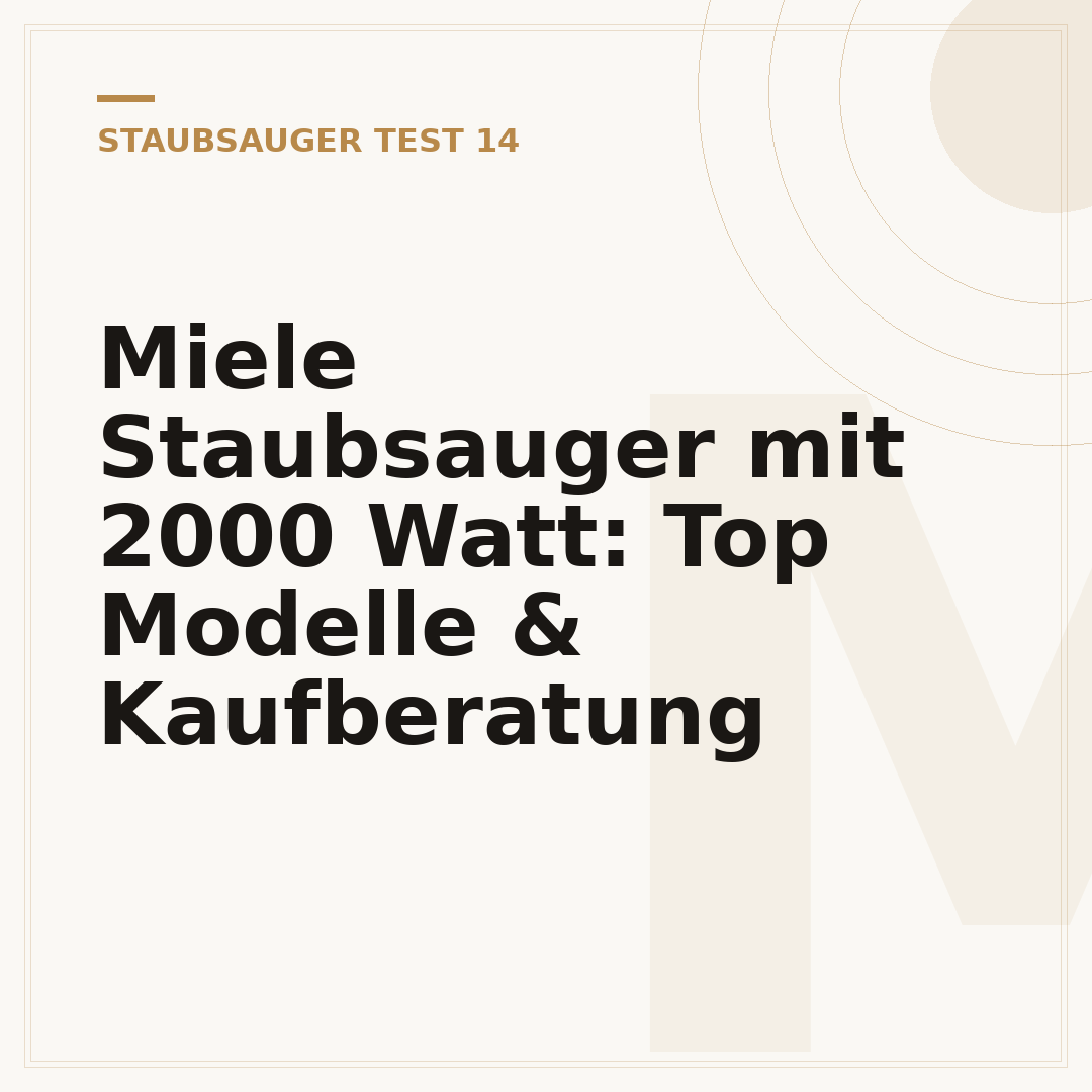 Miele Staubsauger mit 2000 Watt: Top Modelle & Kaufberatung