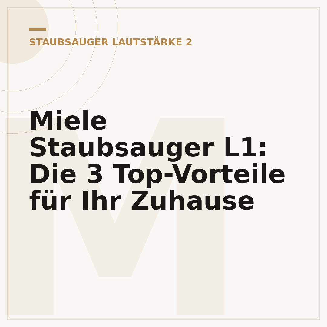 Miele Staubsauger L1: Die 3 Top-Vorteile für Ihr Zuhause