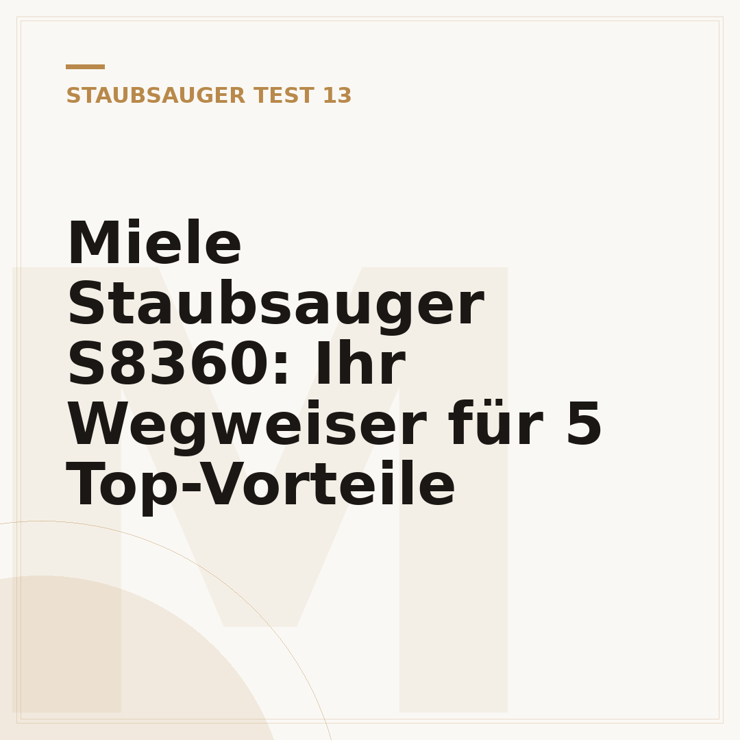 Miele Staubsauger S8360: Ihr Wegweiser für 5 Top-Vorteile