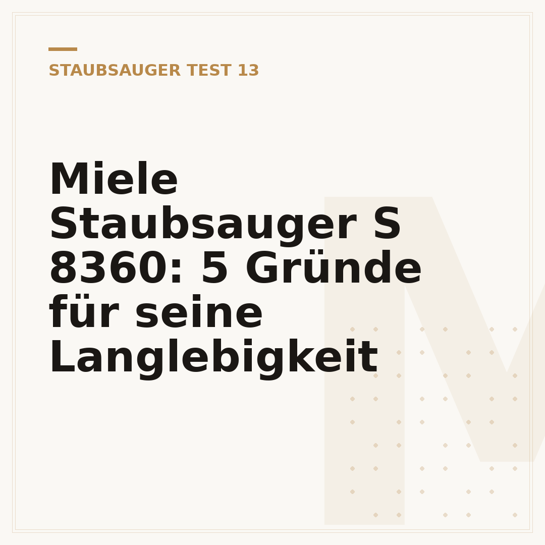 Miele Staubsauger S 8360: 5 Gründe für seine Langlebigkeit