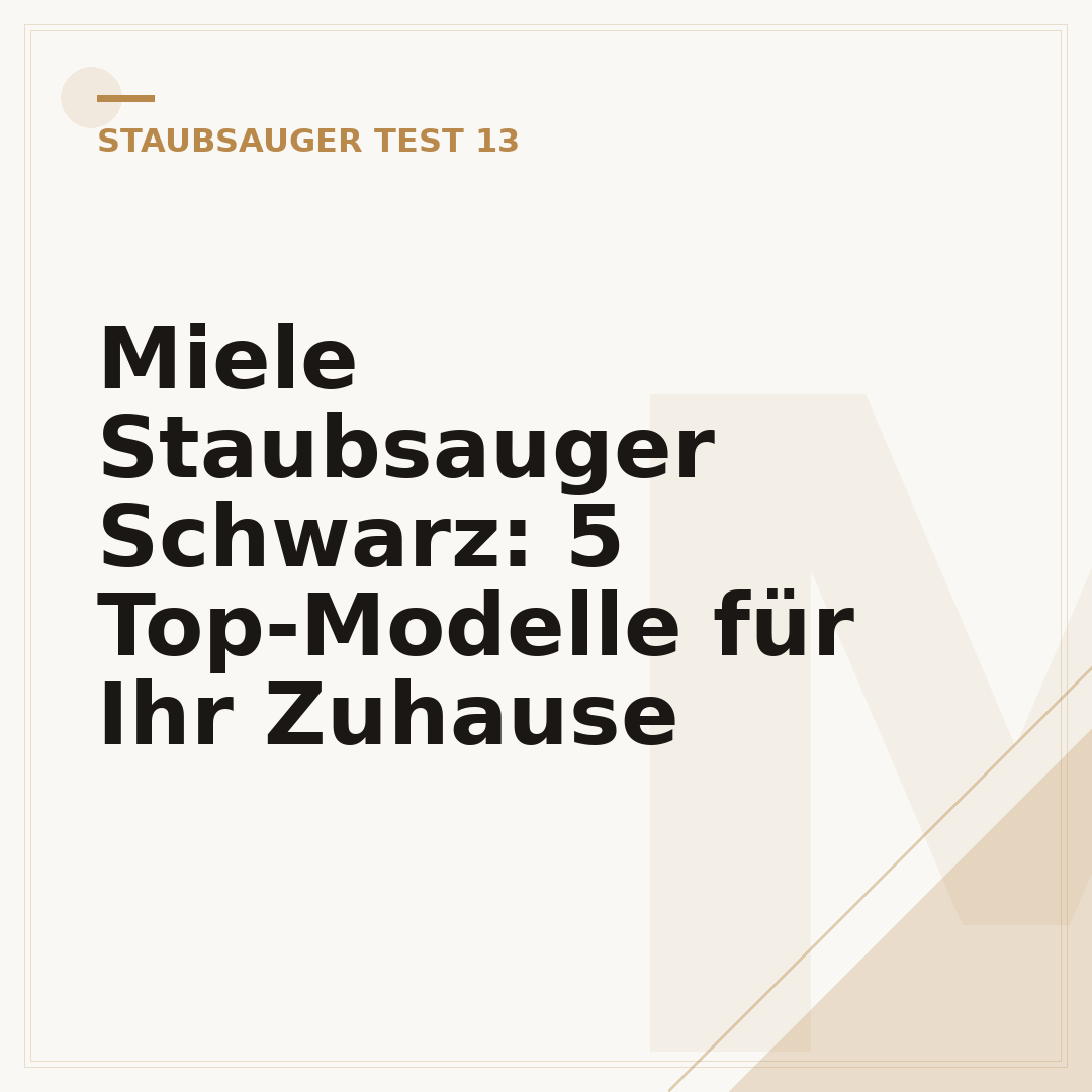 Miele Staubsauger Schwarz: 5 Top-Modelle für Ihr Zuhause