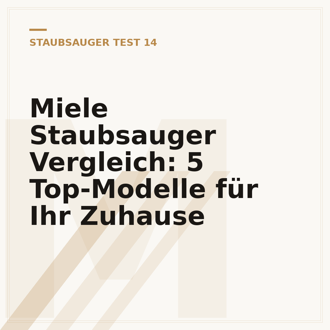 Miele Staubsauger Vergleich: 5 Top-Modelle für Ihr Zuhause