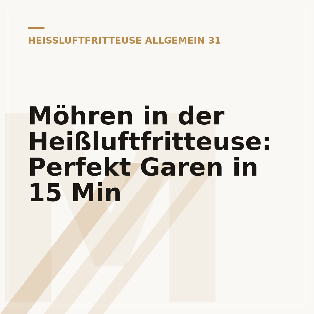 Möhren in der Heißluftfritteuse: Perfekt Garen in 15 Min