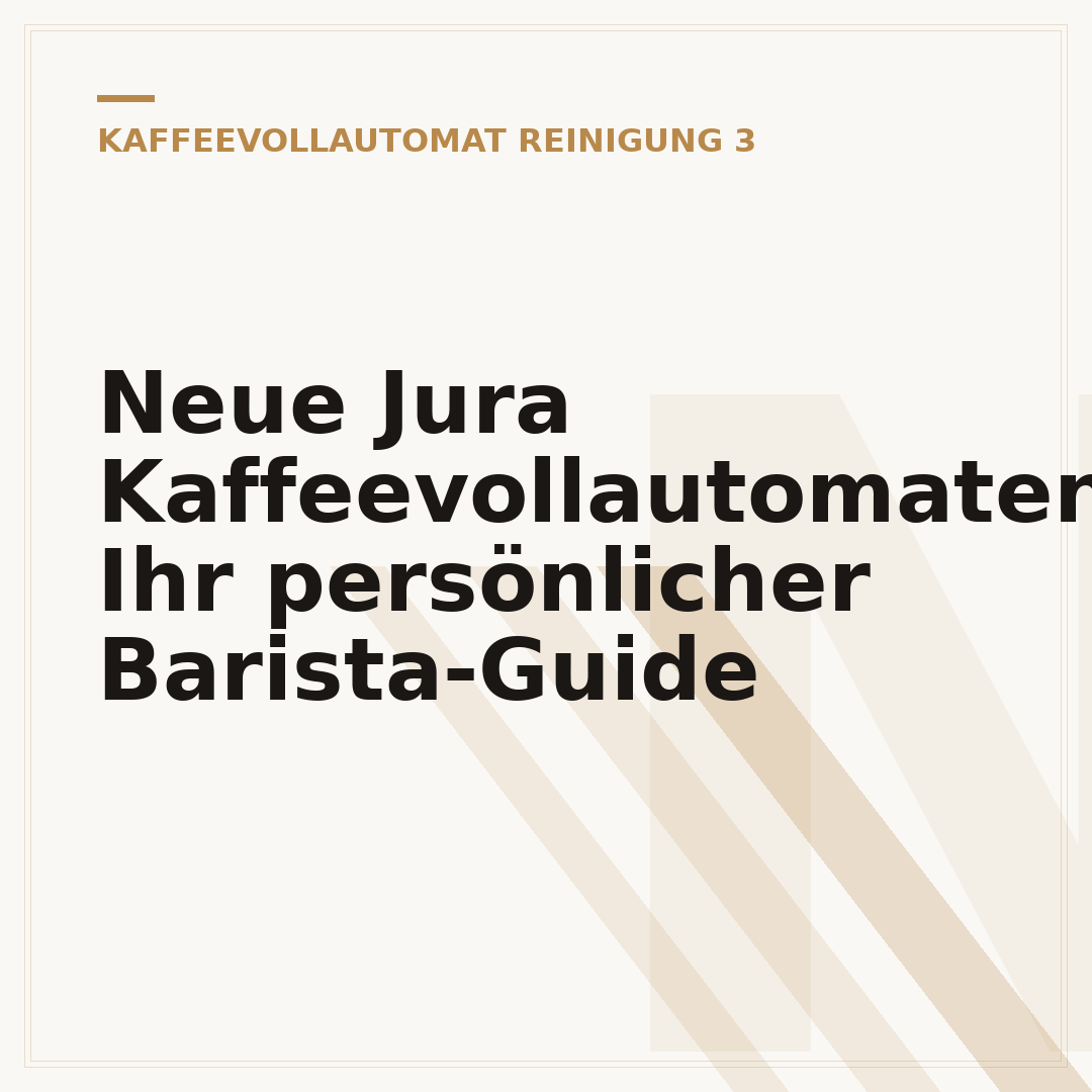 Neue Jura Kaffeevollautomaten: Ihr persönlicher Barista-Guide