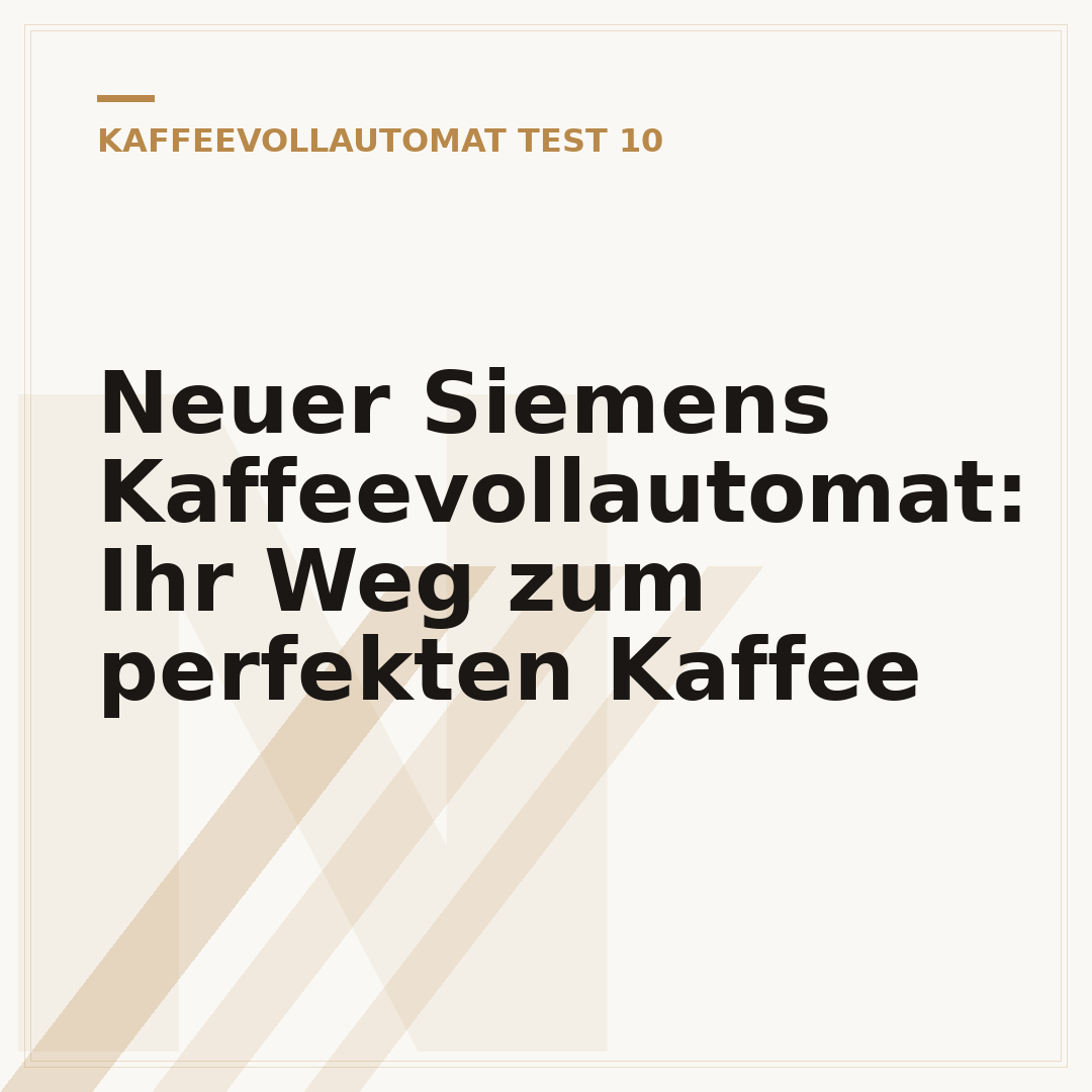 Neuer Siemens Kaffeevollautomat: Ihr Weg zum perfekten Kaffee