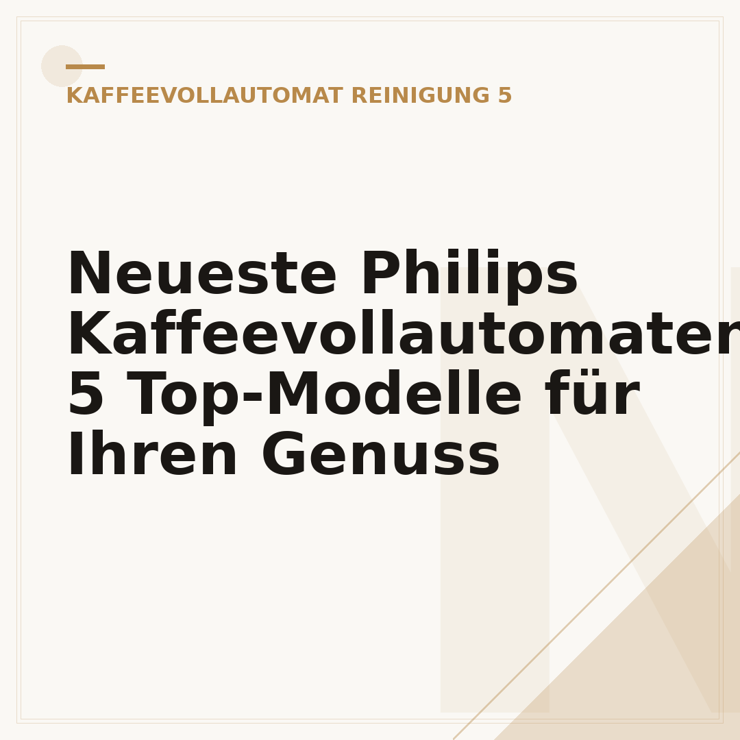 Neueste Philips Kaffeevollautomaten: 5 Top-Modelle für Ihren Genuss