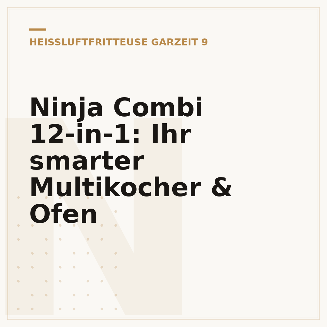 Ninja Combi 12-in-1: Ihr smarter Multikocher & Ofen