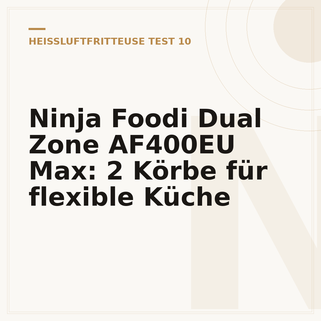 Ninja Foodi Dual Zone AF400EU Max: 2 Körbe für flexible Küche