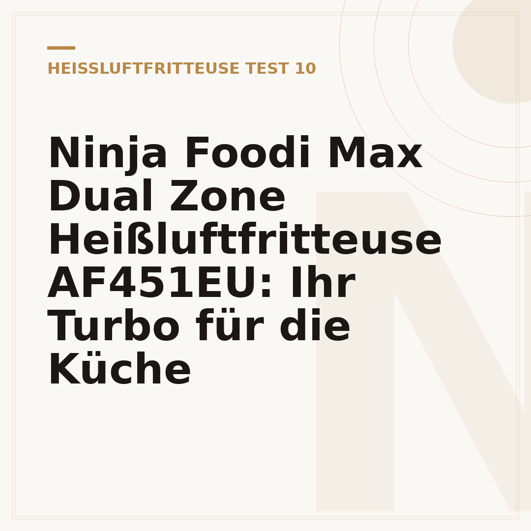 Ninja Foodi Max Dual Zone Heißluftfritteuse AF451EU: Ihr Turbo für die Küche