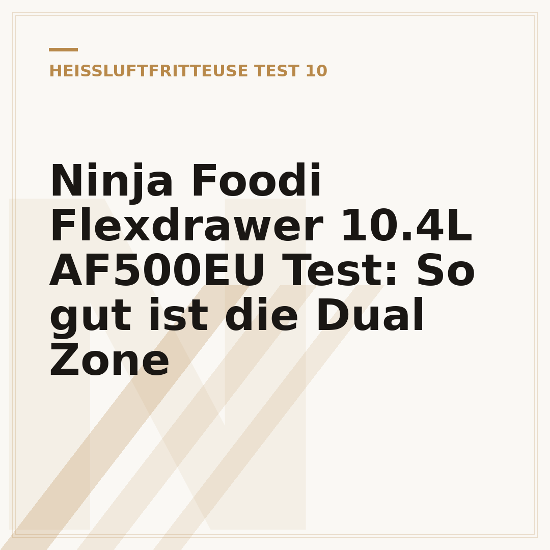 Ninja Foodi Flexdrawer 10.4L AF500EU Test: So gut ist die Dual Zone