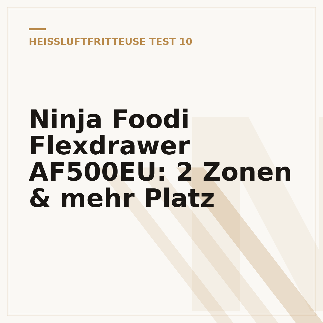 Ninja Foodi Flexdrawer AF500EU: 2 Zonen & mehr Platz