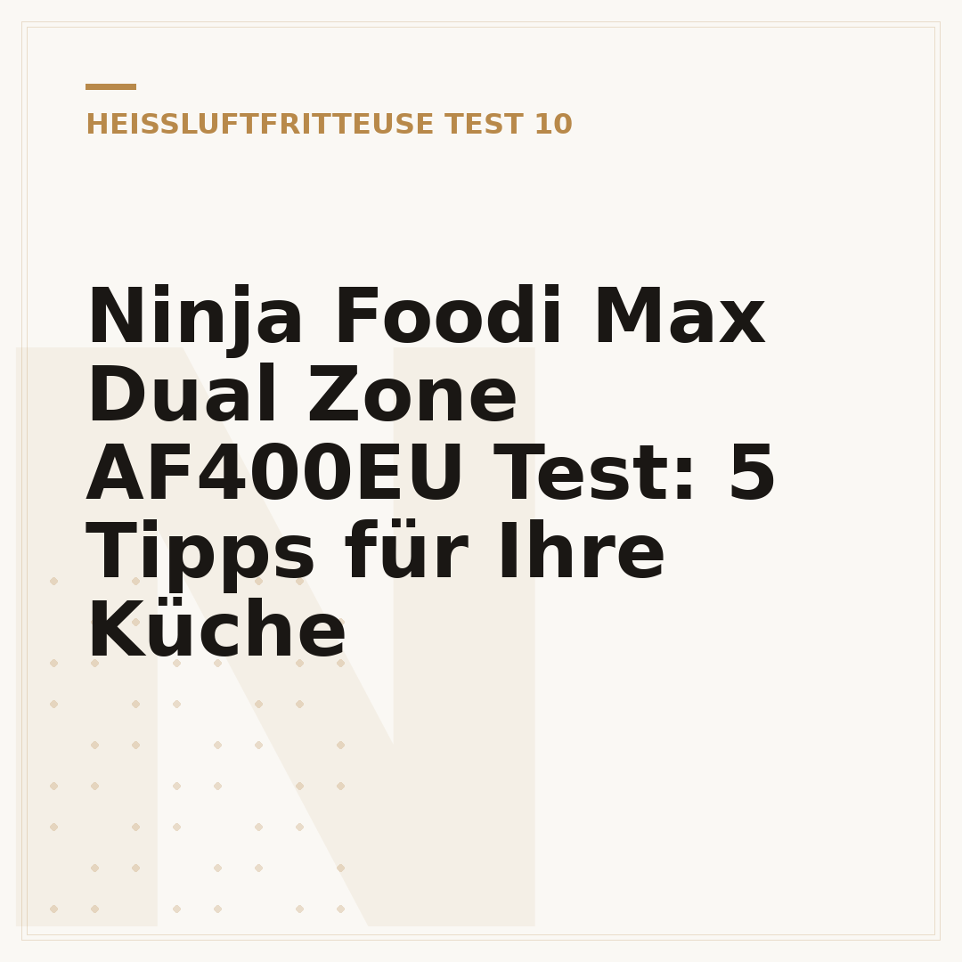 Ninja Foodi Max Dual Zone AF400EU Test: 5 Tipps für Ihre Küche