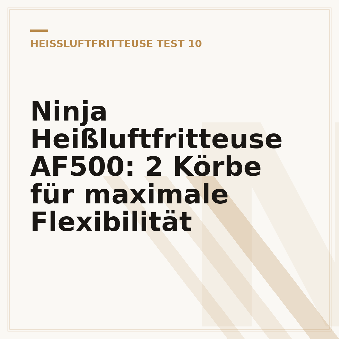 Ninja Heißluftfritteuse AF500: 2 Körbe für maximale Flexibilität