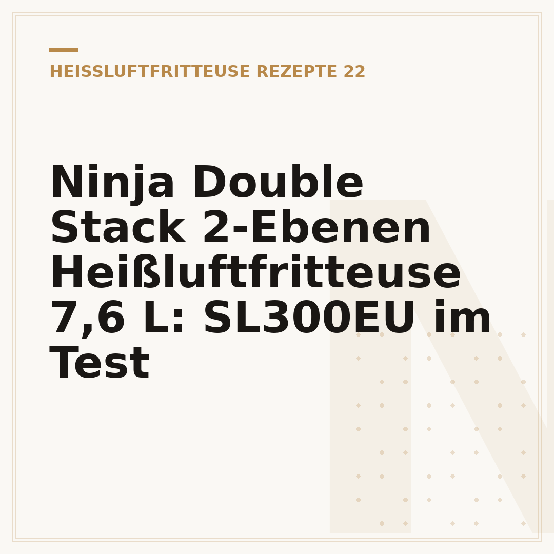 Ninja Double Stack 2-Ebenen Heißluftfritteuse 7,6 L: SL300EU im Test