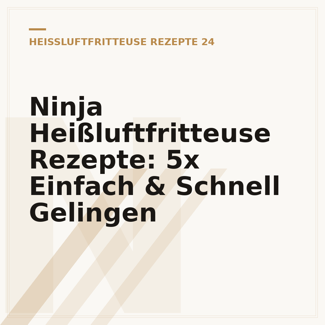 Ninja Heißluftfritteuse Rezepte: 5x Einfach & Schnell Gelingen