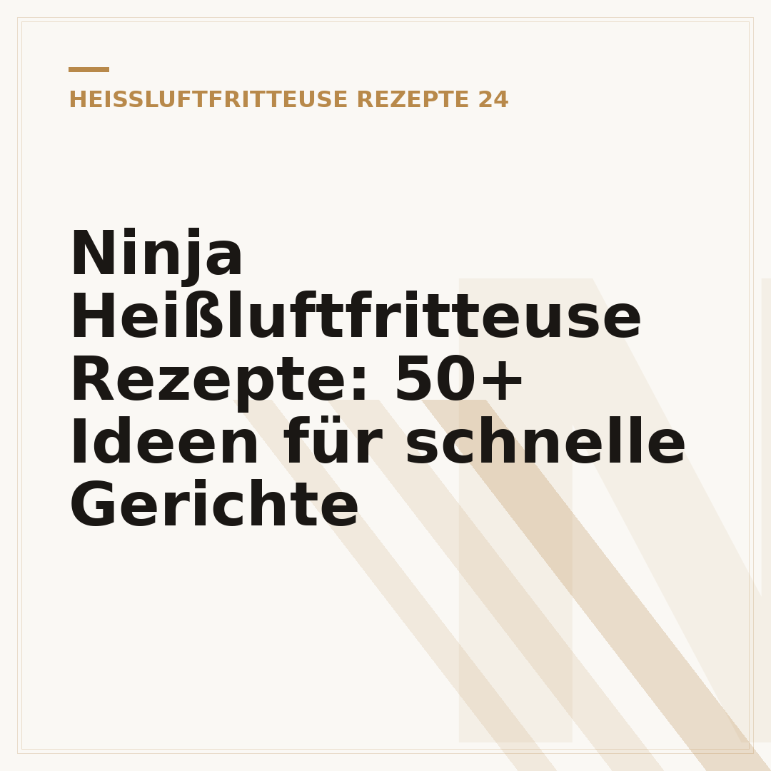 Ninja Heißluftfritteuse Rezepte: 50+ Ideen für schnelle Gerichte