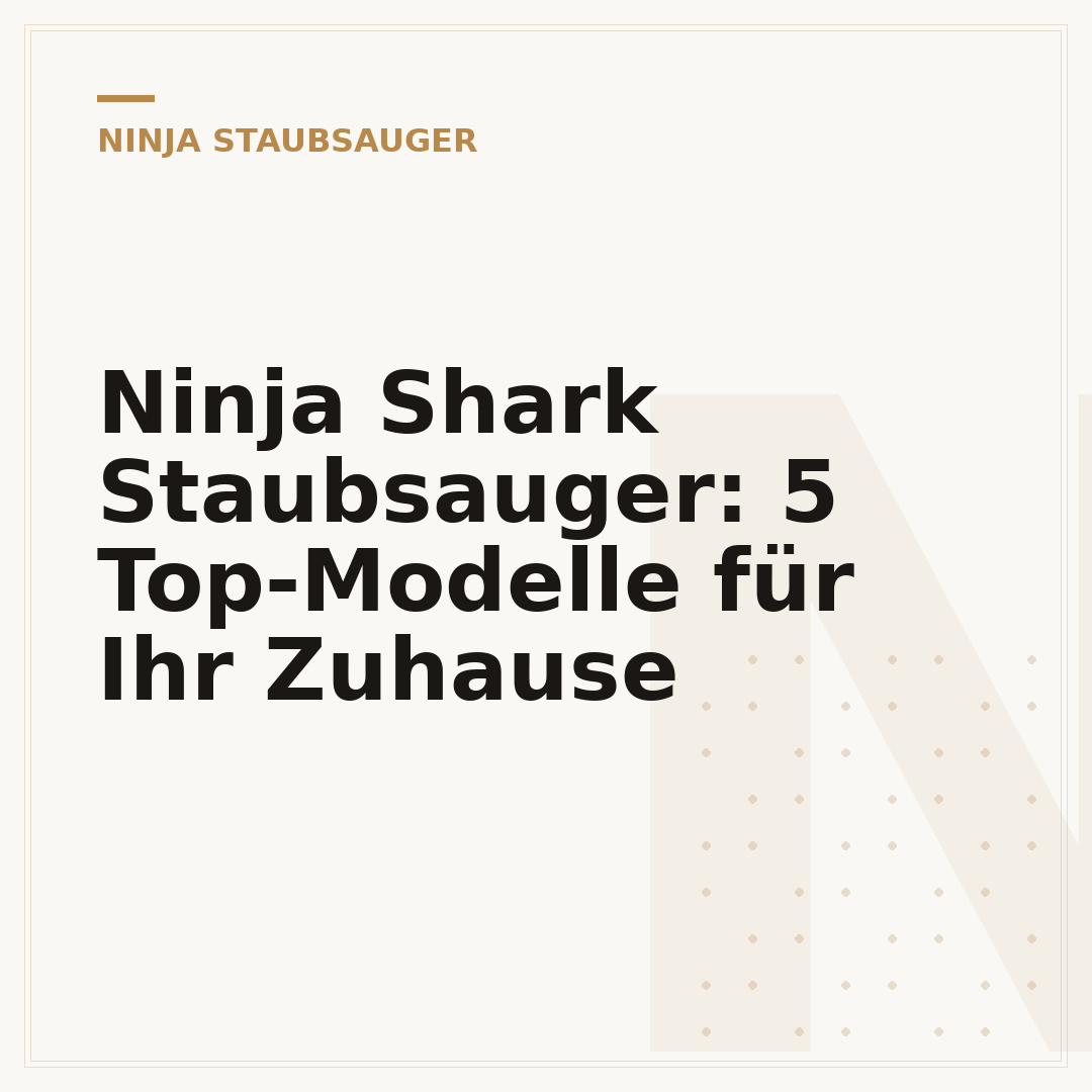 Ninja Shark Staubsauger: 5 Top-Modelle für Ihr Zuhause