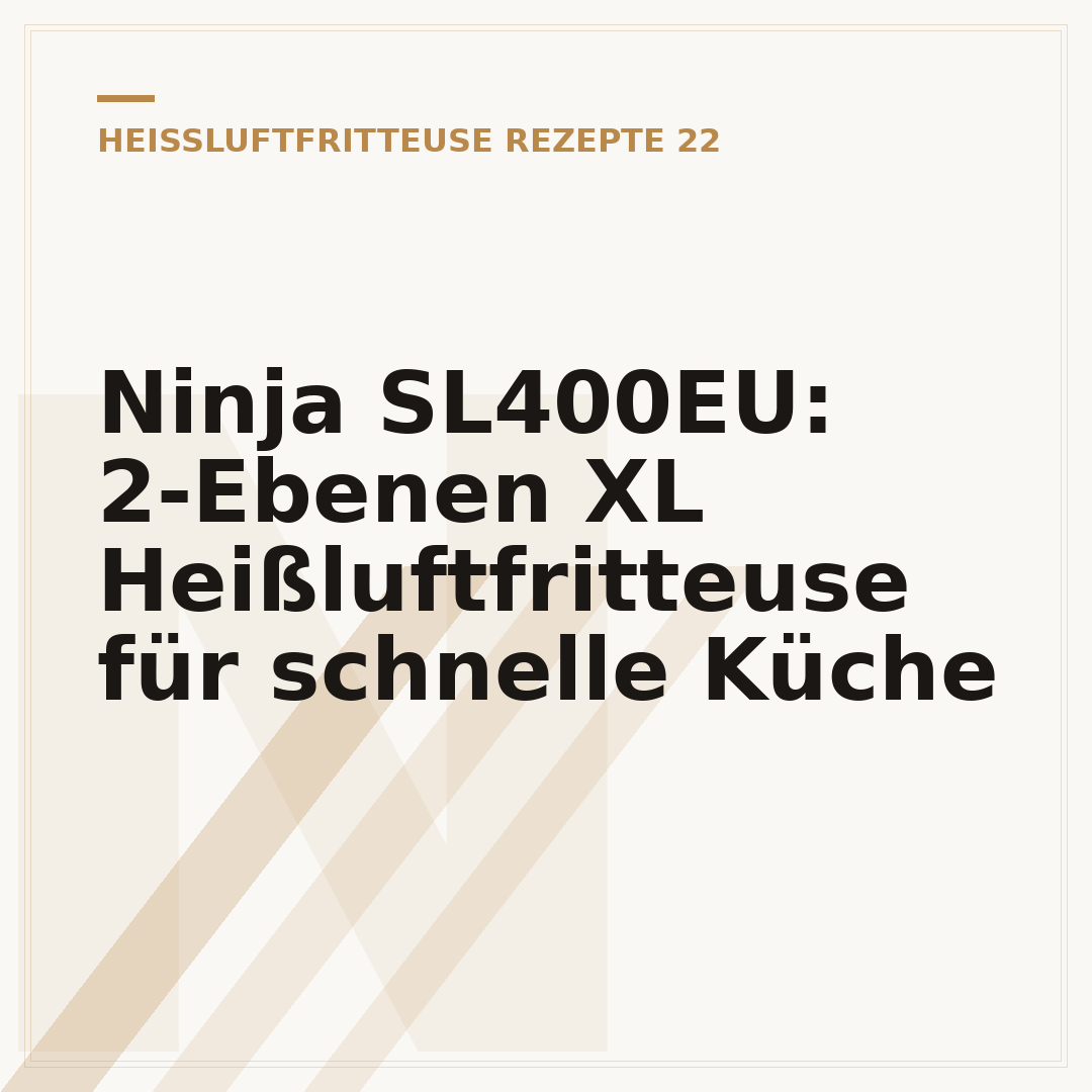 Ninja SL400EU: 2-Ebenen XL Heißluftfritteuse für schnelle Küche