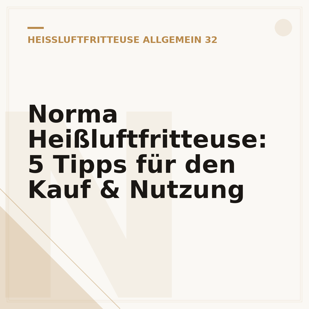 Norma Heißluftfritteuse: 5 Tipps für den Kauf & Nutzung
