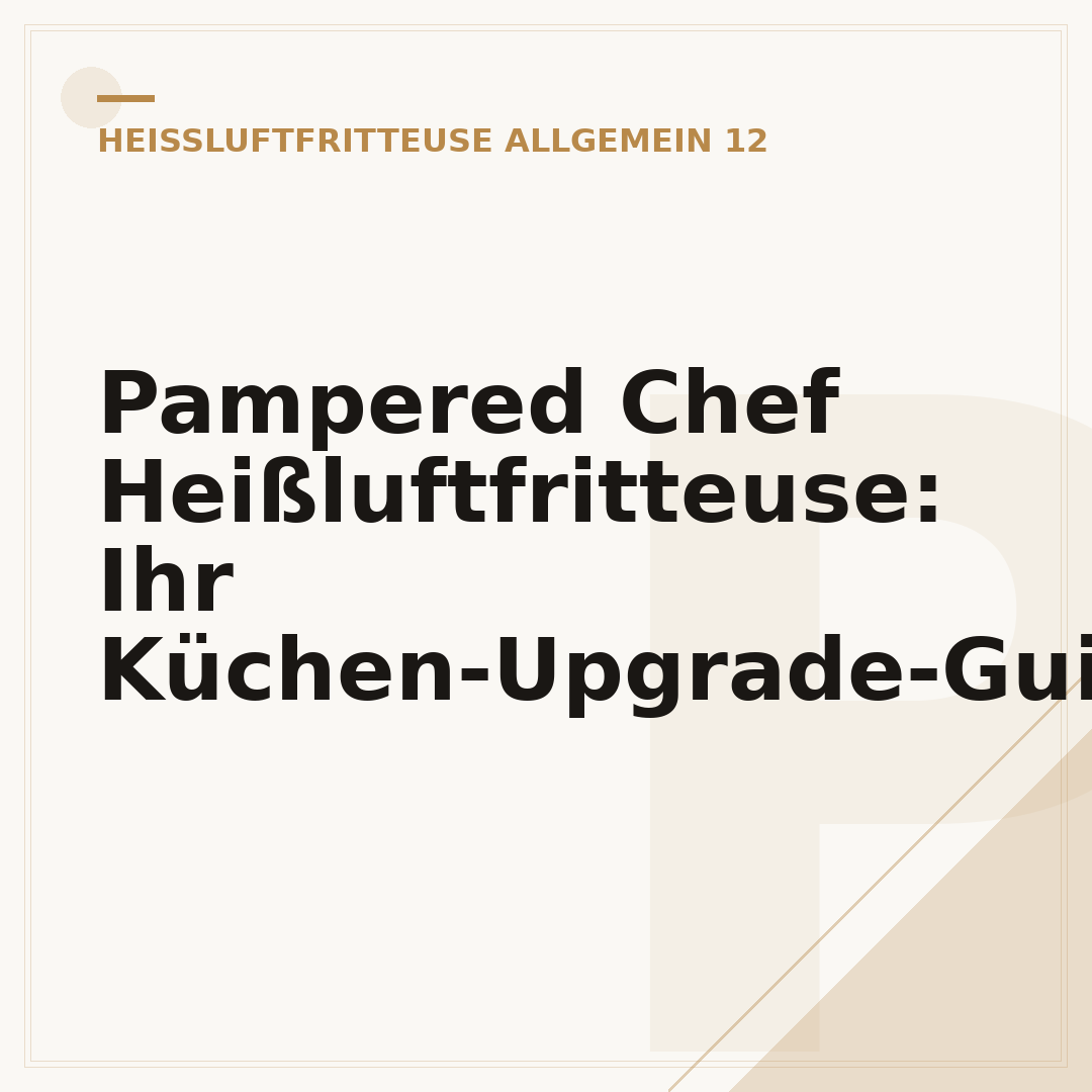 Pampered Chef Heißluftfritteuse: Ihr Küchen-Upgrade-Guide
