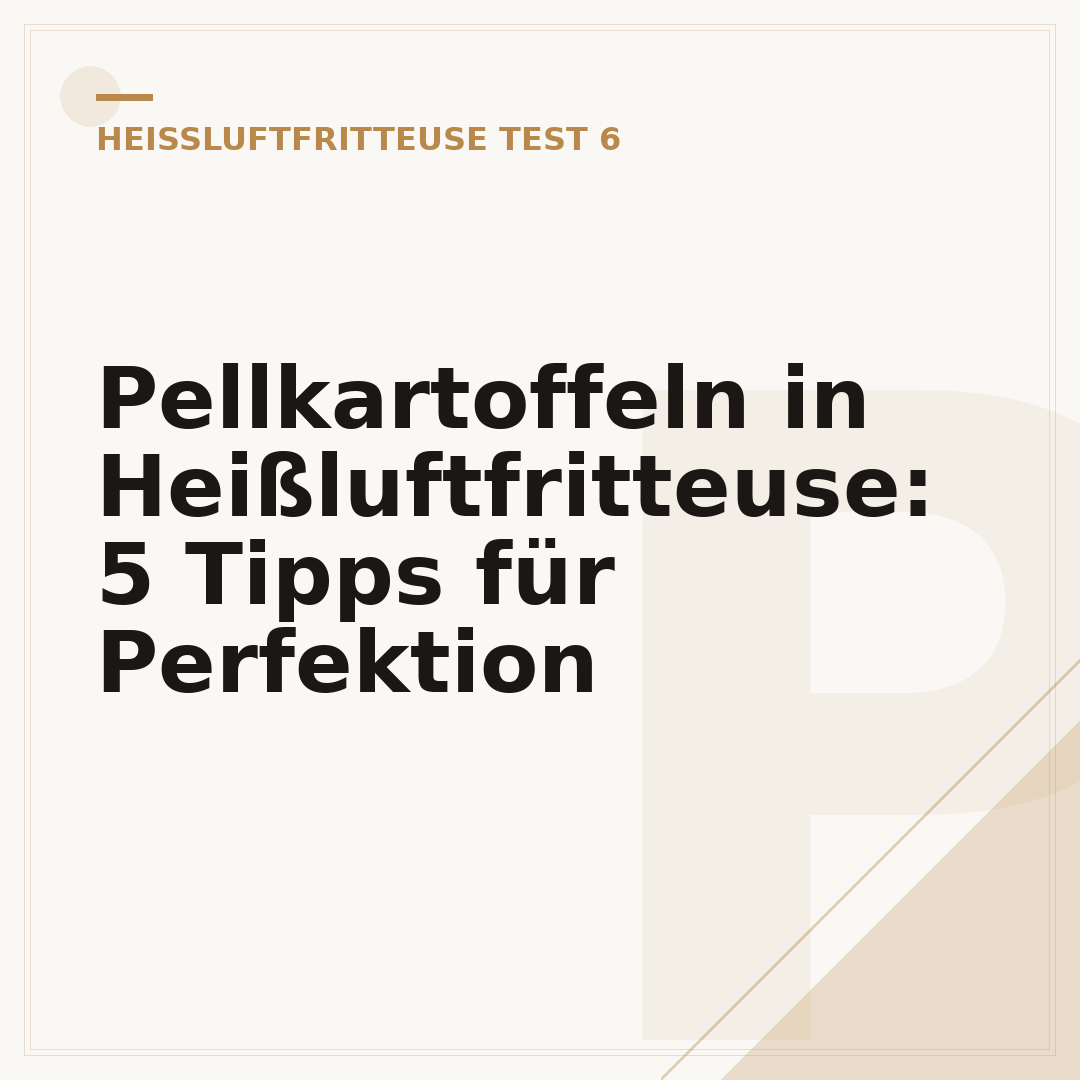 Pellkartoffeln in Heißluftfritteuse: 5 Tipps für Perfektion