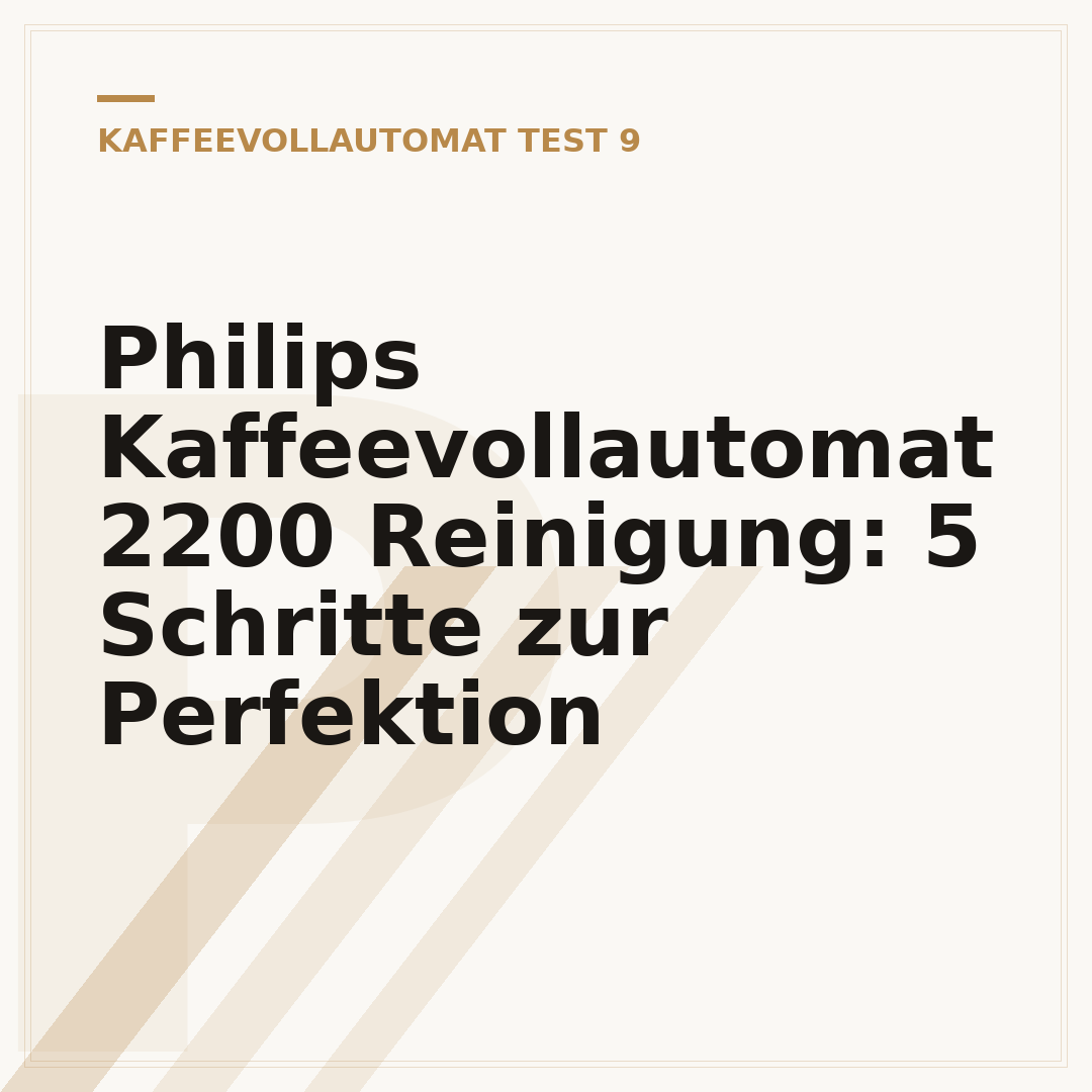 Philips Kaffeevollautomat 2200 Reinigung: 5 Schritte zur Perfektion