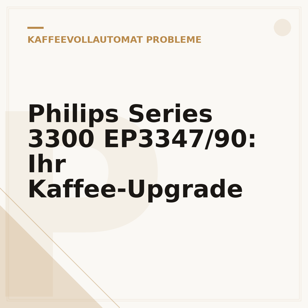 Philips Series 3300 EP3347/90: Ihr Kaffee-Upgrade