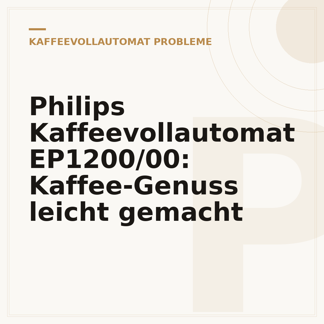 Philips Kaffeevollautomat EP1200/00: Kaffee-Genuss leicht gemacht