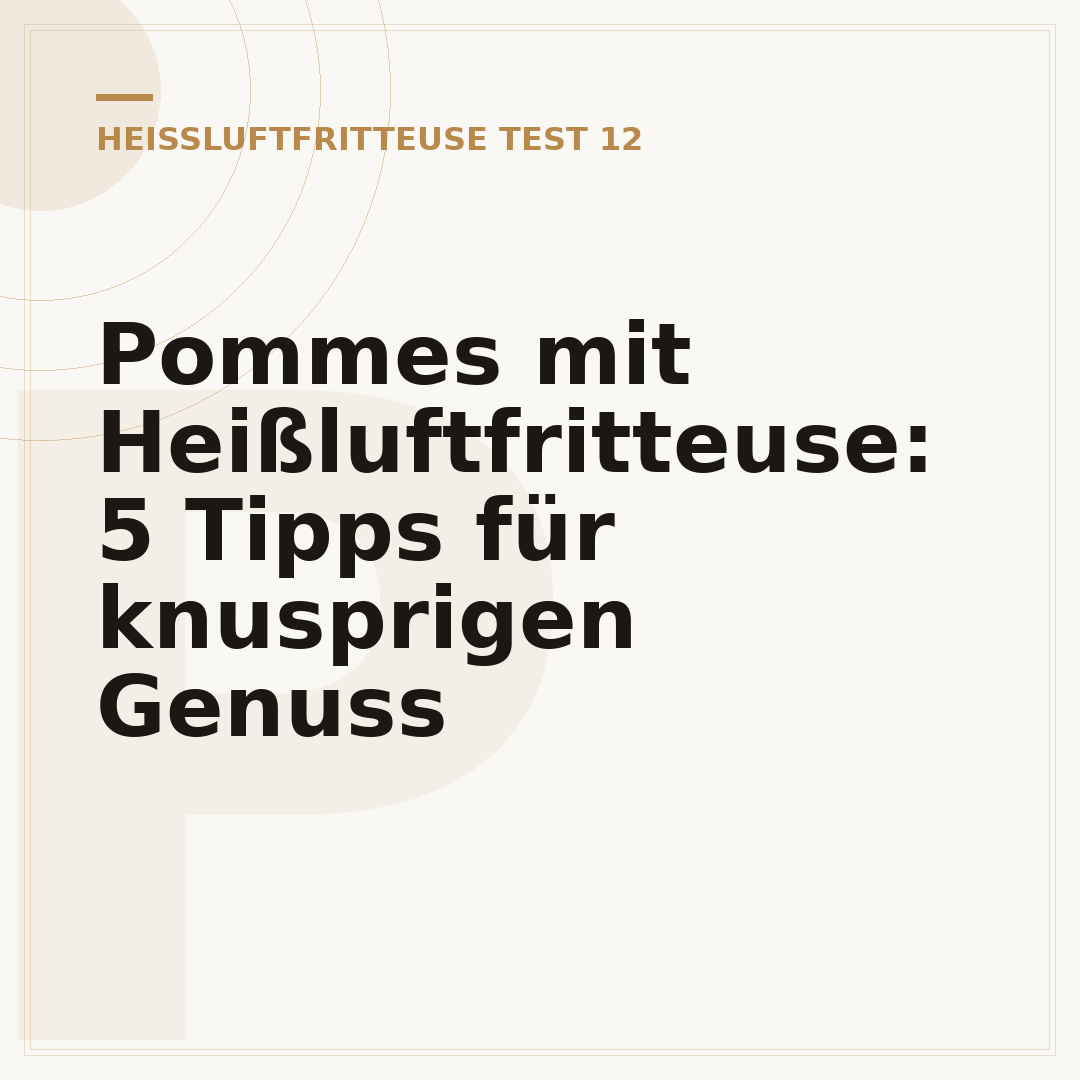 Pommes mit Heißluftfritteuse: 5 Tipps für knusprigen Genuss