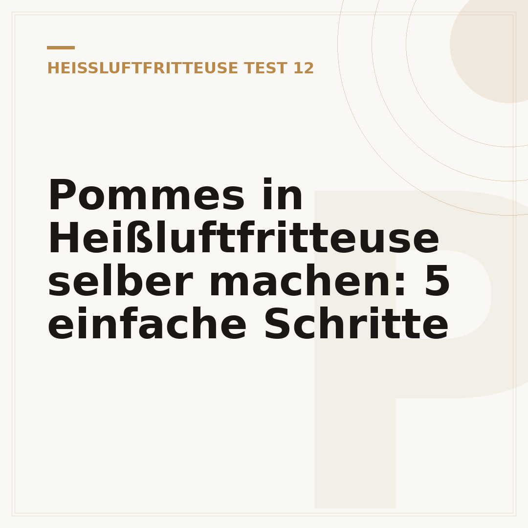 Pommes in Heißluftfritteuse selber machen: 5 einfache Schritte