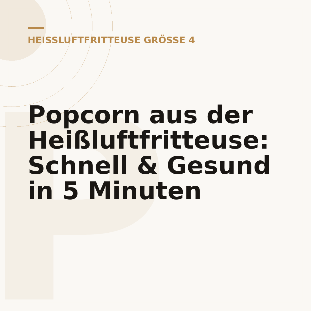 Popcorn aus der Heißluftfritteuse: Schnell & Gesund in 5 Minuten