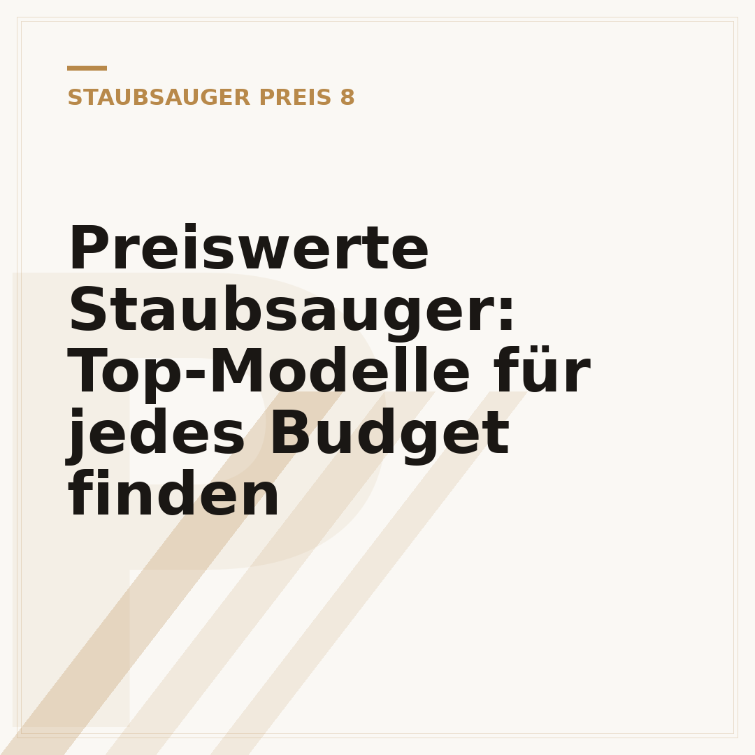 Preiswerte Staubsauger: Top-Modelle für jedes Budget finden