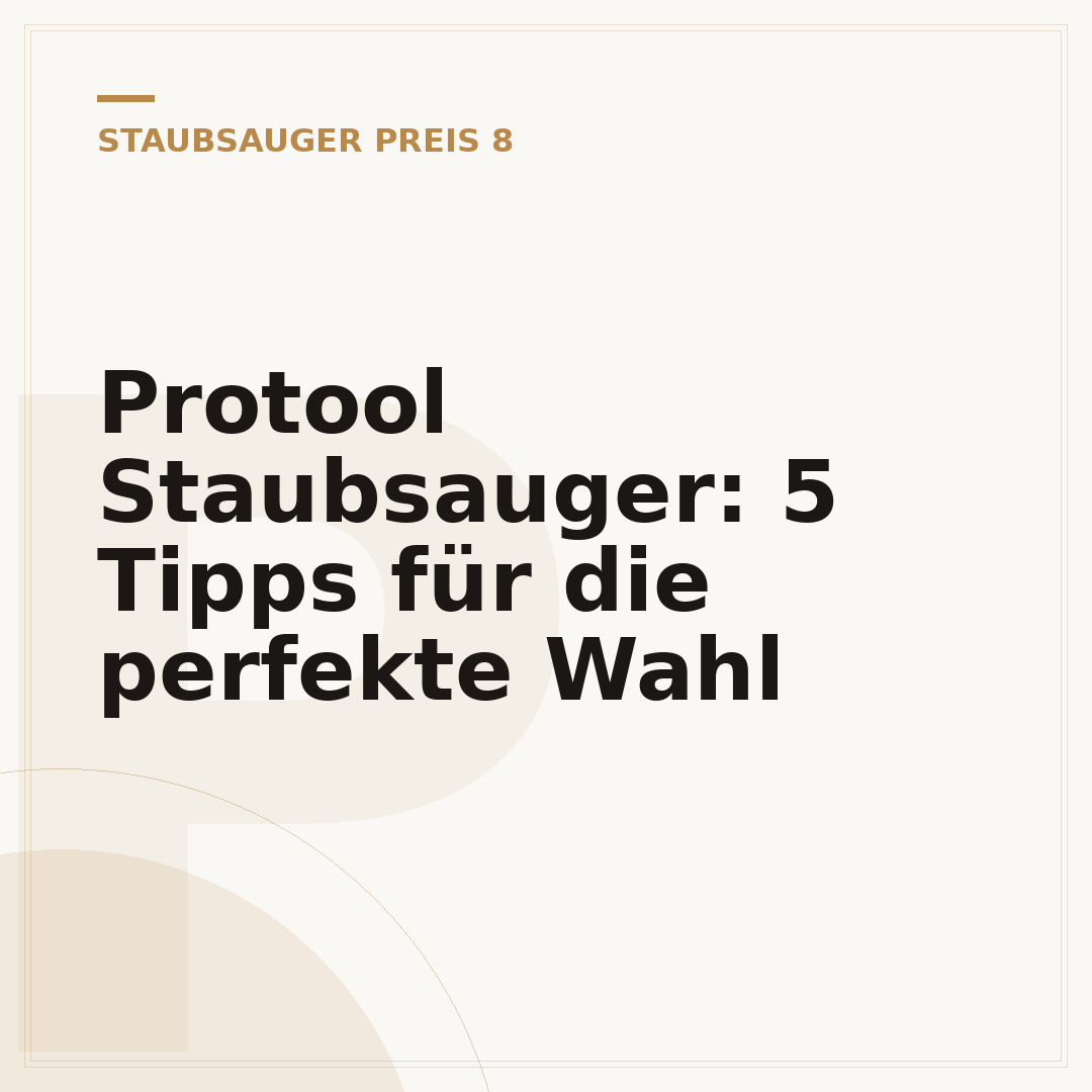 Protool Staubsauger: 5 Tipps für die perfekte Wahl