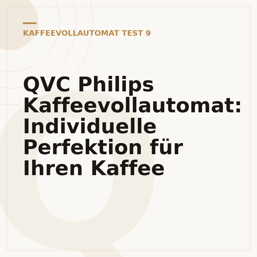 QVC Philips Kaffeevollautomat: Individuelle Perfektion für Ihren Kaffee