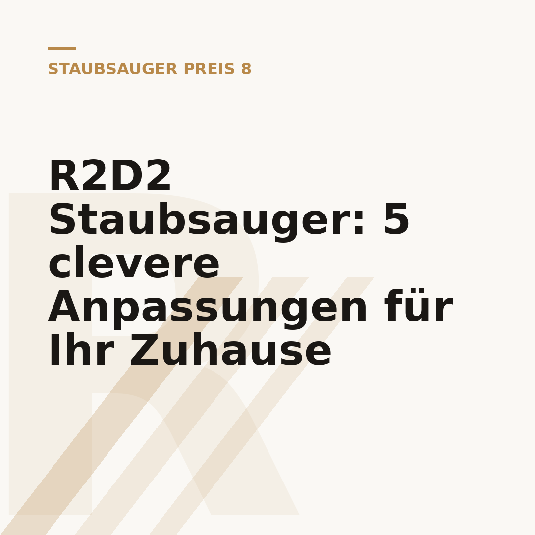 R2D2 Staubsauger: 5 clevere Anpassungen für Ihr Zuhause