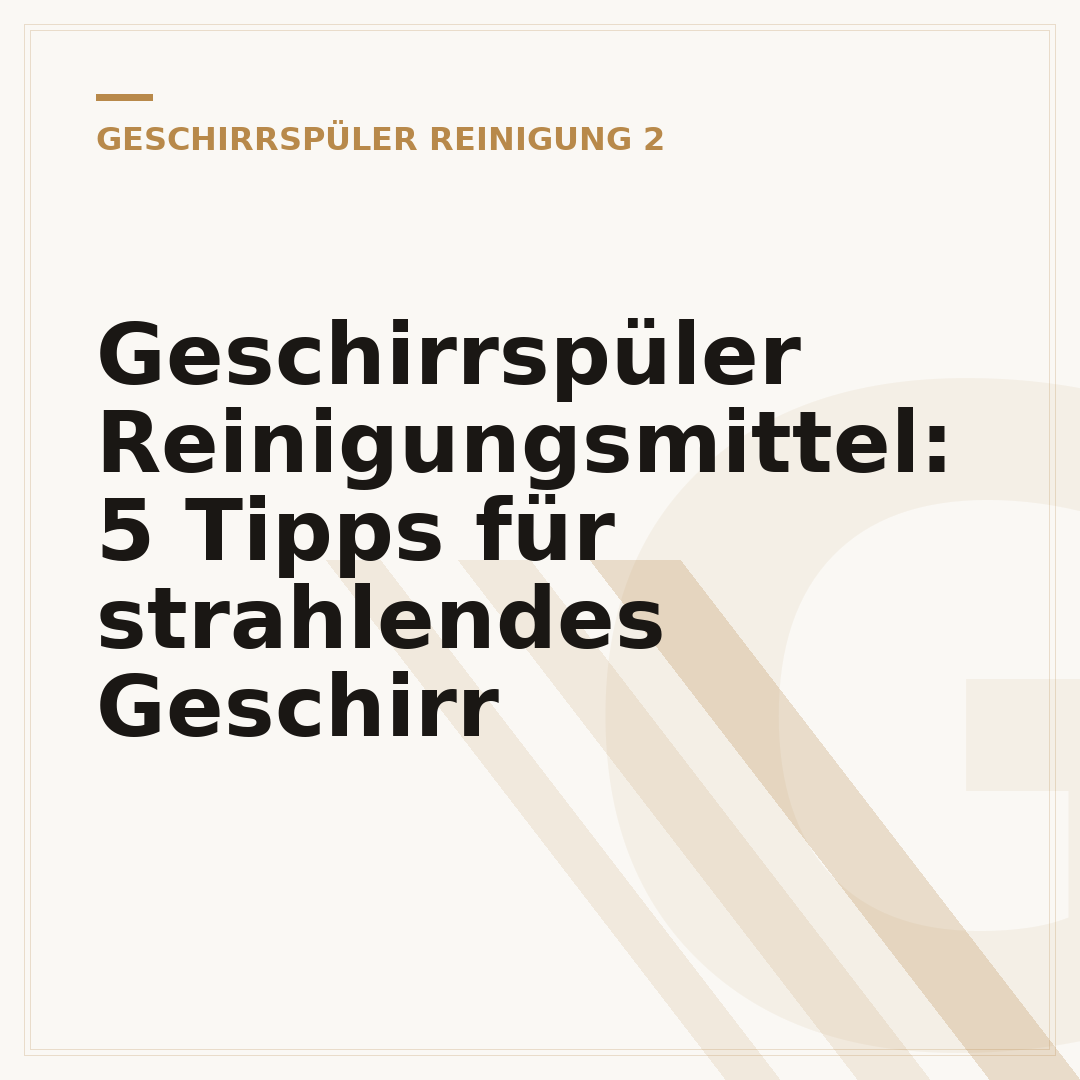 Geschirrspüler Reinigungsmittel: 5 Tipps für strahlendes Geschirr