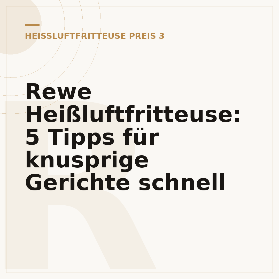 Rewe Heißluftfritteuse: 5 Tipps für knusprige Gerichte schnell