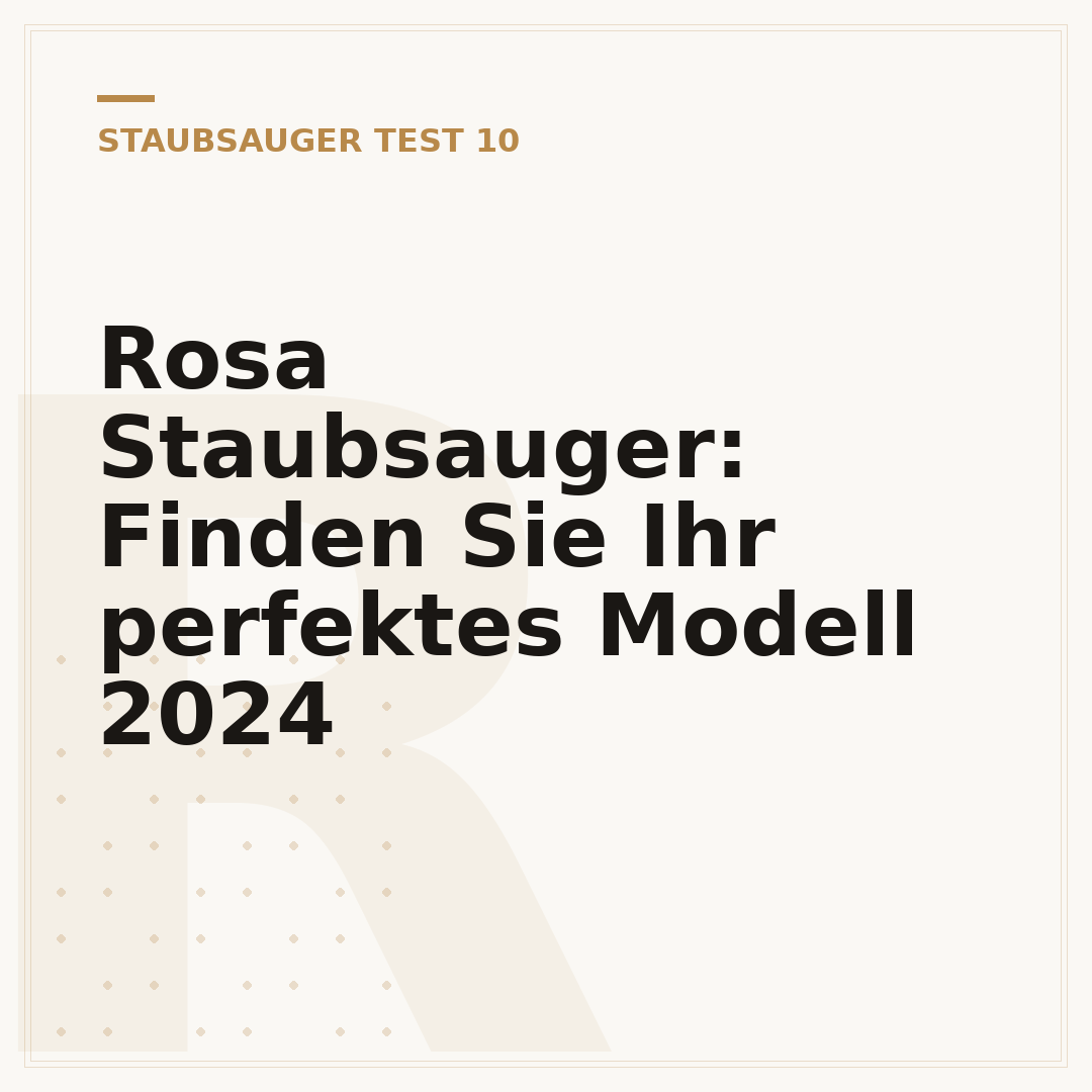 Rosa Staubsauger: Finden Sie Ihr perfektes Modell 2024