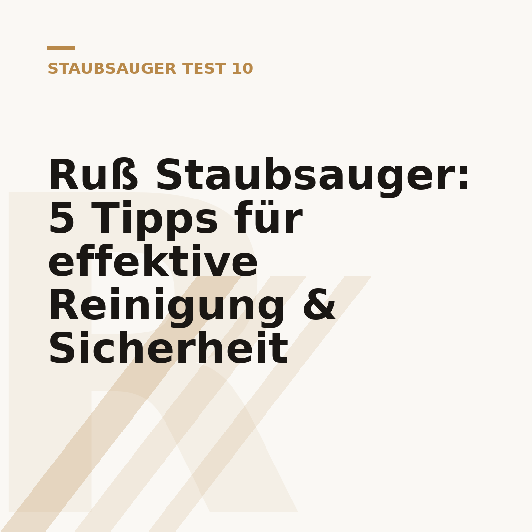 Ruß Staubsauger: 5 Tipps für effektive Reinigung & Sicherheit